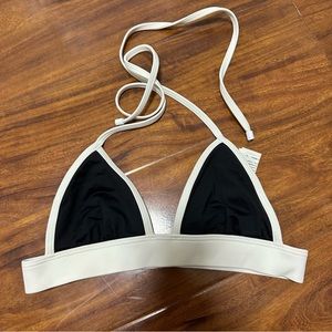 Abercrombie banded triangle swim top